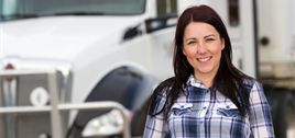 Showing Female Truckers Love During Women's History Month
